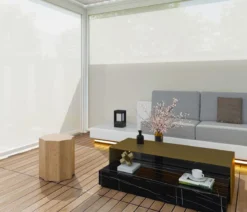 Weide Sonnenrollo für Deluxe/Classic Pergola, ca. B400 cm