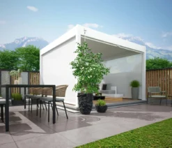Weide Sonnenrollo für Deluxe Pergola, ca. B265 cm