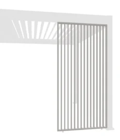 Weide Vertikales Seitenwand-Paneel, ca. B113/H236 cm