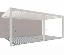 Weide Wand-Pergola Deluxe Plus 4x6, ca. B600/H255/T400 cm