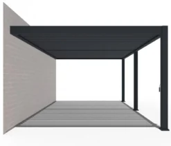 Weide Wand-Pergola Deluxe Plus 4x6, ca. B600/H255/T400 cm