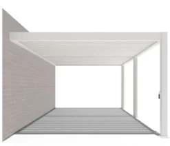 Weide Wand-Pergola Deluxe Plus 4x6, ca. B600/H255/T400 cm