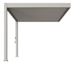 Weide Wand-Pergola Deluxe 3x3.6 Voll-Alu, ca. B360/H255/T300 cm