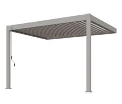 Weide Wand-Pergola Deluxe 3x3.6 Voll-Alu, ca. B360/H255/T300 cm