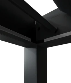 Weide Wand-Pergola LED E-Deluxe Plus 4x6, ca. B600/H255/T400 cm