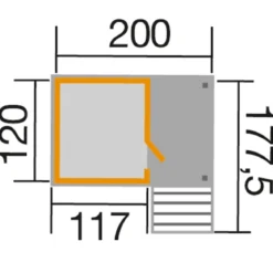 Weka Abenteuerspielhaus Lotti, ca. B214,5/H216/T223,5 cm