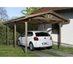 Weka Carport 611, ca. B358/H270/T500 cm