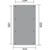 Weka Carport 609, ca. B325/H240/T622 cm