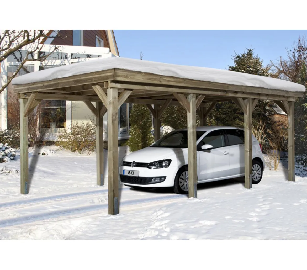 Weka Carport 609, ca. B325/H240/T622 cm