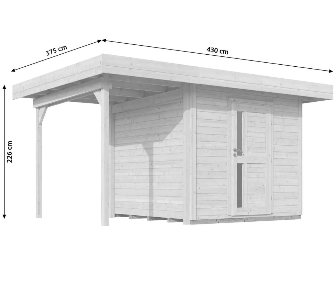Weka Designhaus 172 A Gr.2, ca. B430/H226/T375 cm
