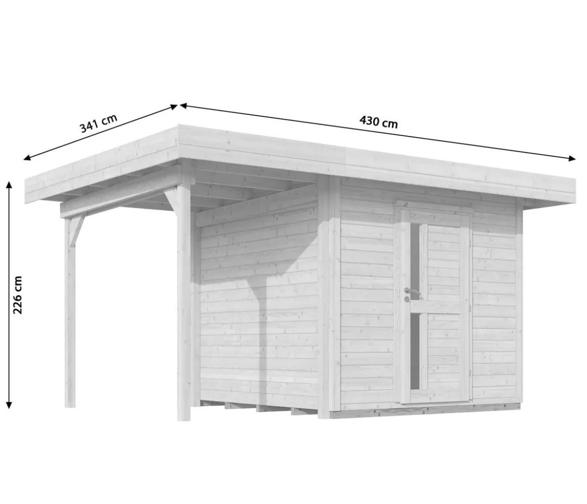Weka Designhaus 172 A Gr. 1, ca. B430/H226/T314 cm