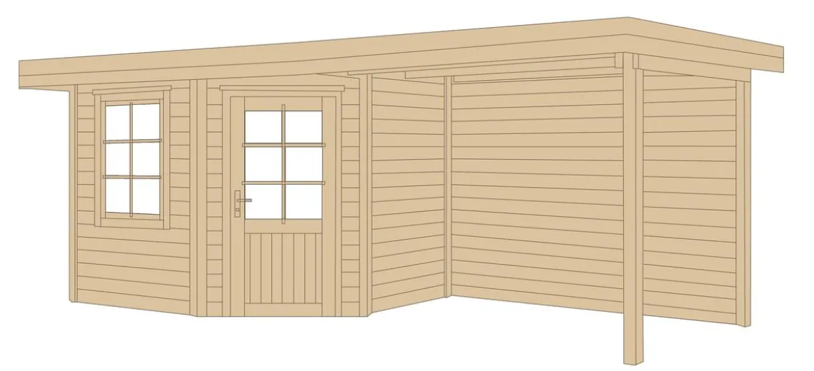 Weka Designhaus 213 B Gr.1, ca. B586/H237/T278 cm