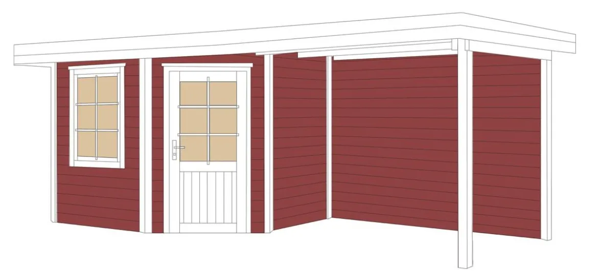 Weka Designhaus 213 B Gr.1, ca. B586/H237/T278 cm