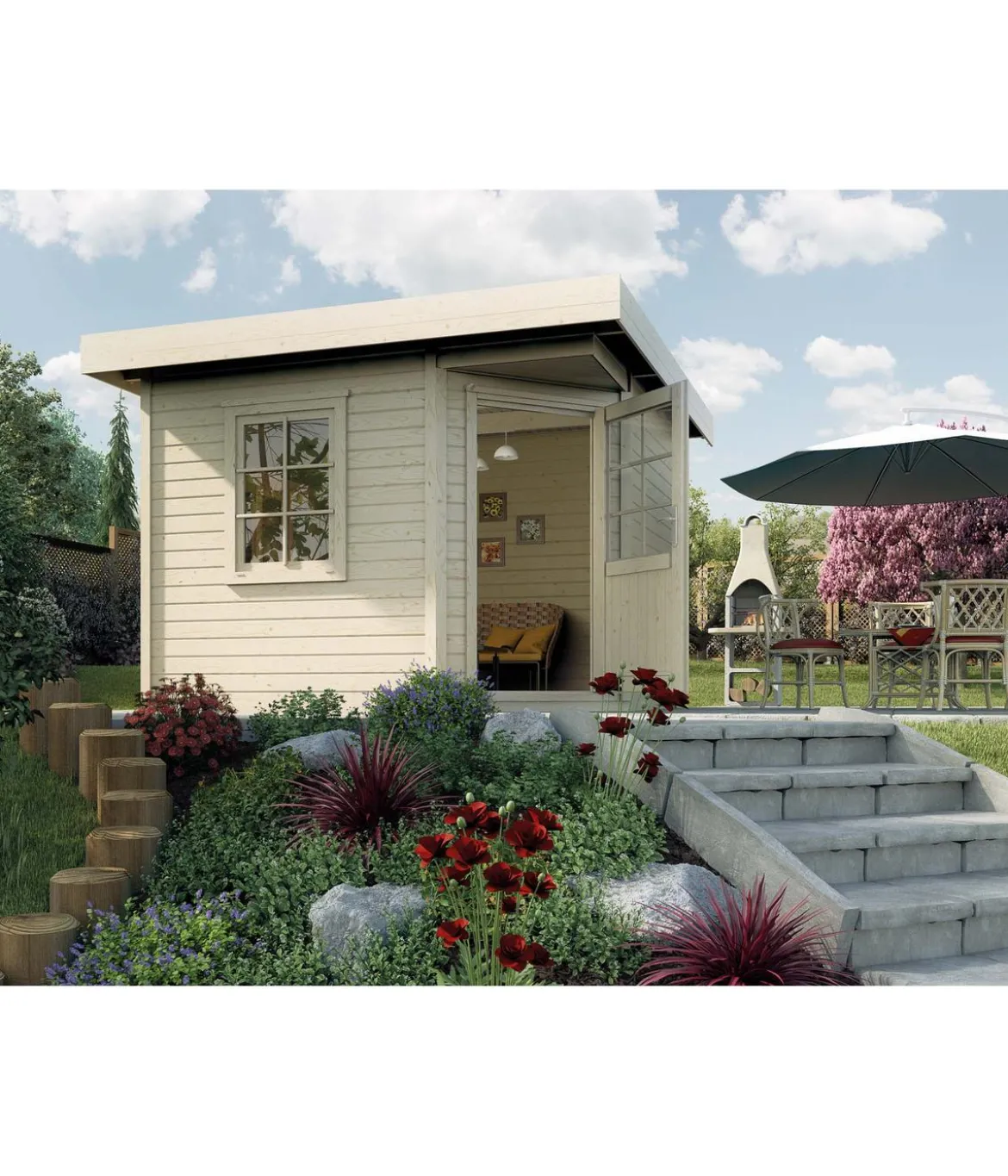 Weka Designhaus 213+ Gr. 2, ca. B338/H259/T338 cm