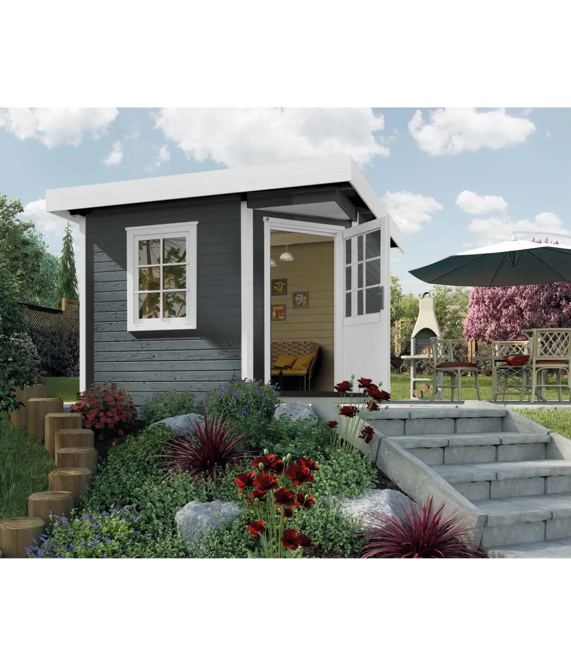 Weka Designhaus 213+ Gr. 2, ca. B338/H259/T338 cm
