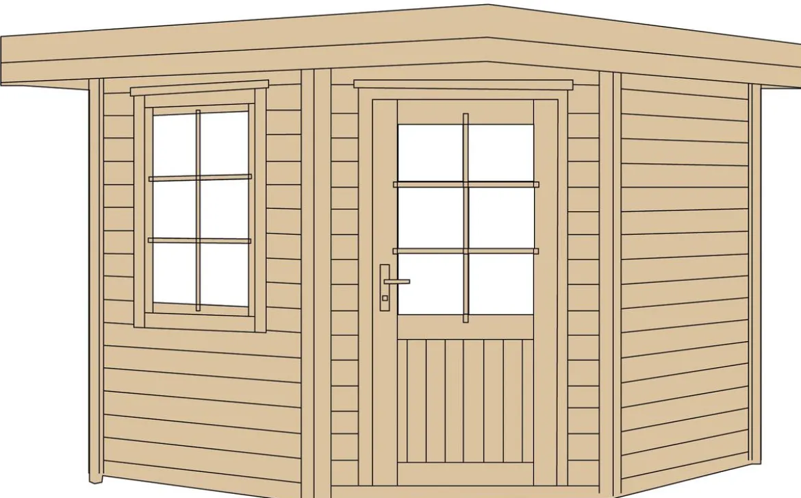 Weka Designhaus 213 Gr.1, ca. B278/H237/T278 cm