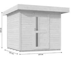 Weka Designhaus 172 Gr. 2, ca. B275/H226/T375 cm