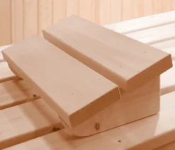 Weka Ecksauna Kemi mit Glastür und Fenster