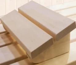 Weka Ecksauna Varberg mit Glastür