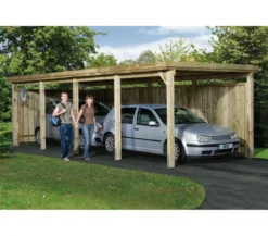 Weka Einzelcarport 617 Gr. 3, ca. B322/H233/T802 cm