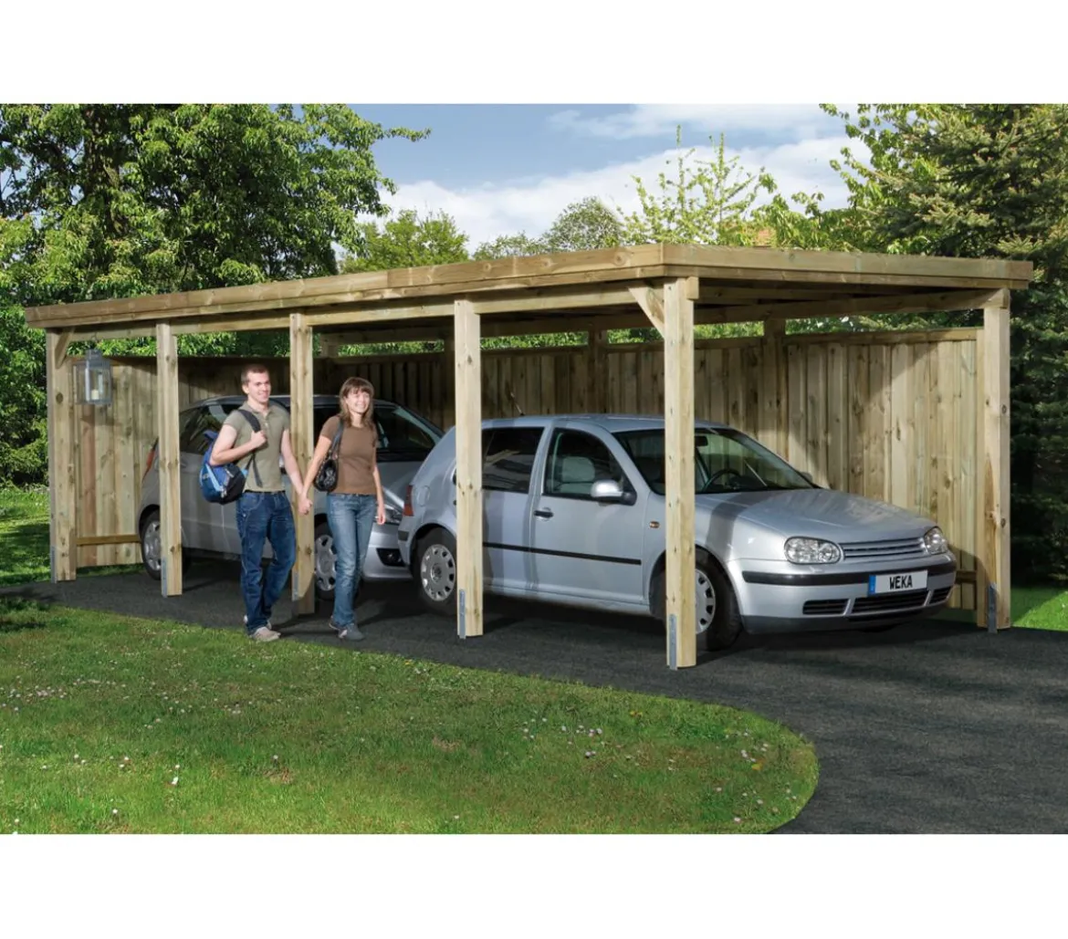 Weka Einzelcarport 617 Gr. 3, ca. B322/H233/T802 cm