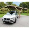 Weka Einzelcarport Stahldach, ca. B306/H250/T606 cm
