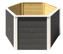 Weka Elementhochbeet 6-Ecke 669, ca. B143/H68,5/T143 cm