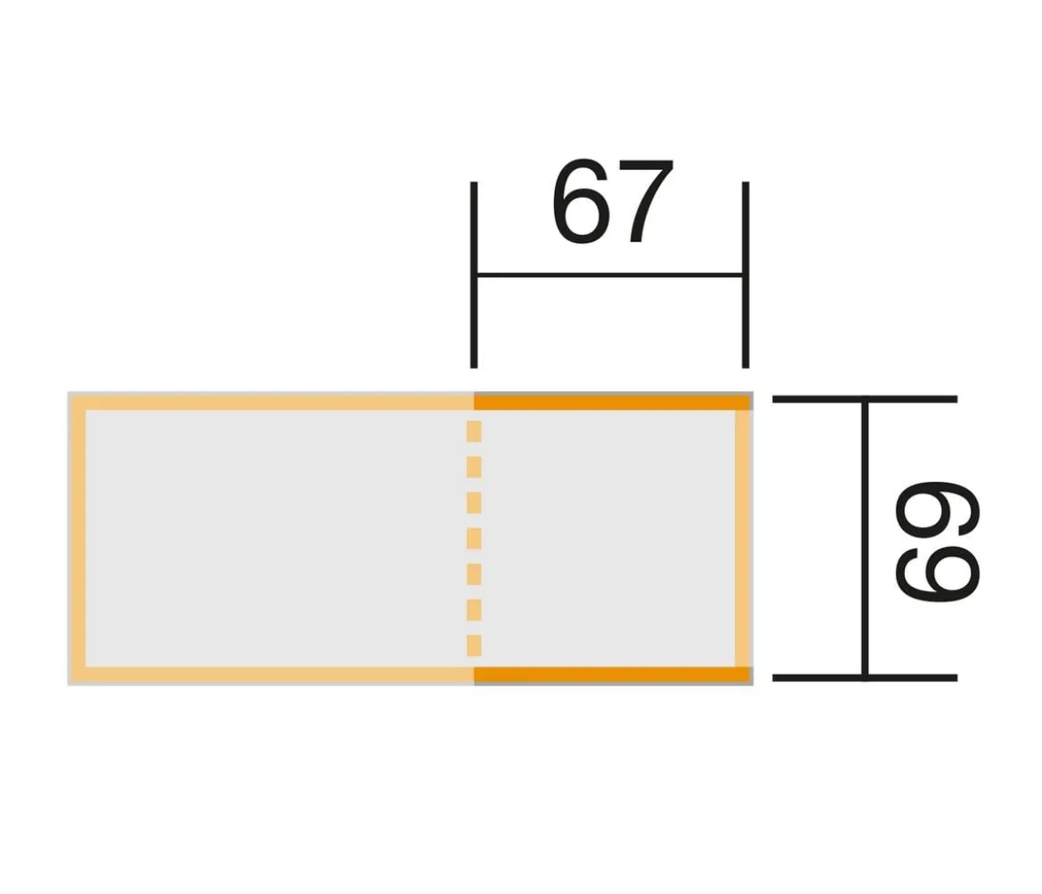 Weka Erweiterung für Element-Hochbeet 669, ca. B69/H69/T71 cm