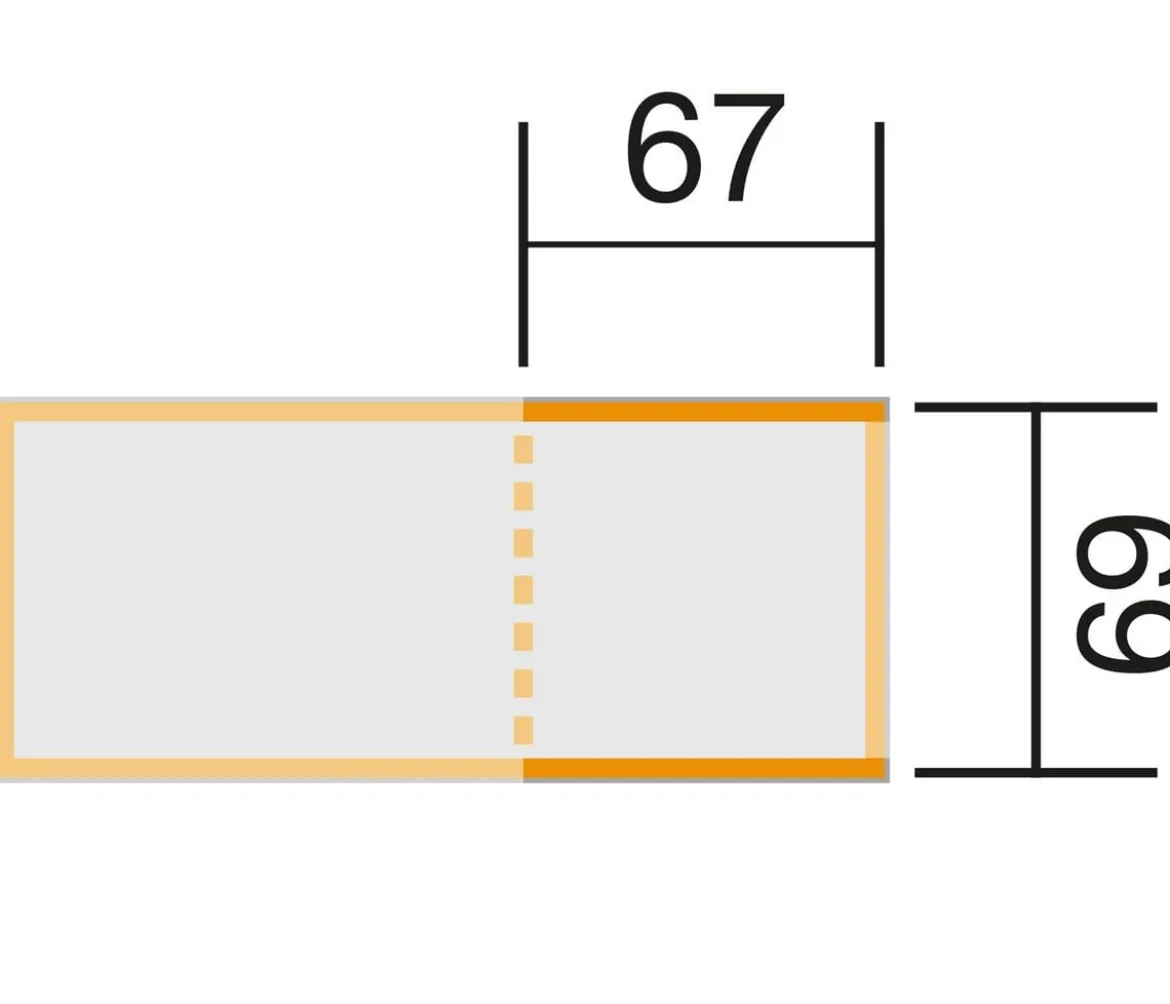 Weka Erweiterung für Element-Hochbeet 669, ca. B69/H69/T71 cm