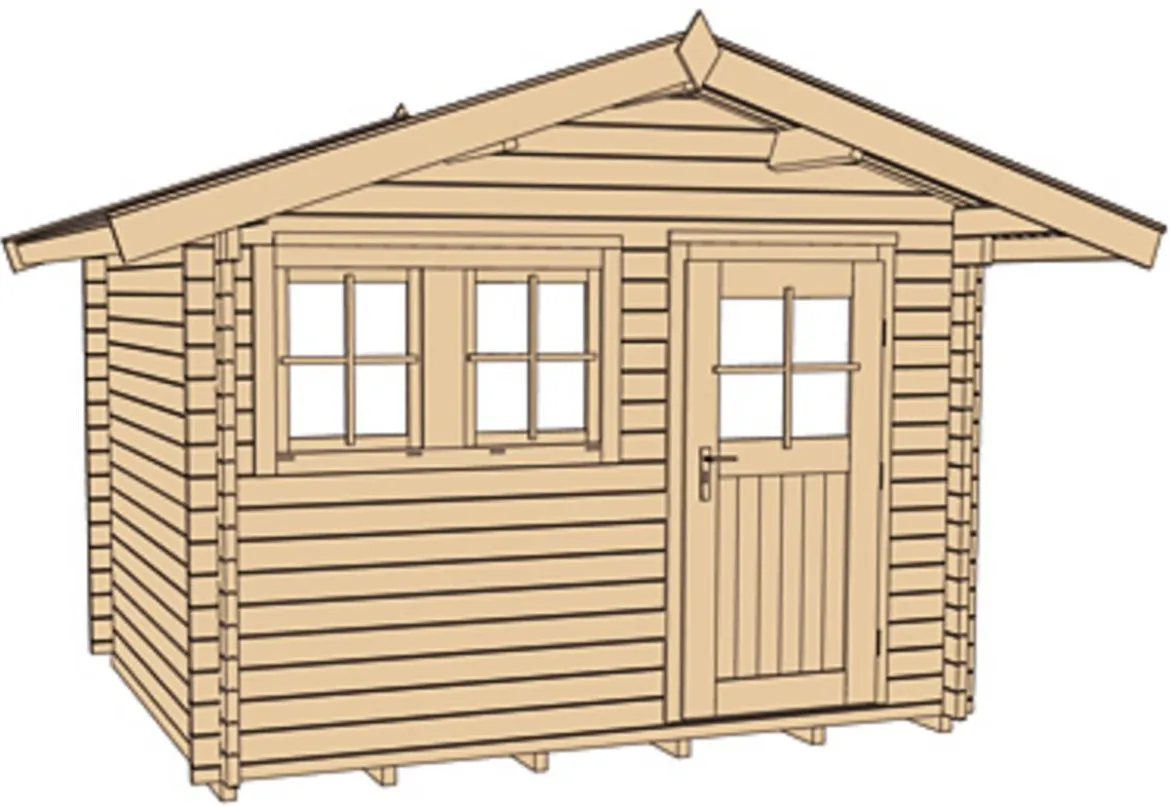 Weka Gartenhaus 139 A