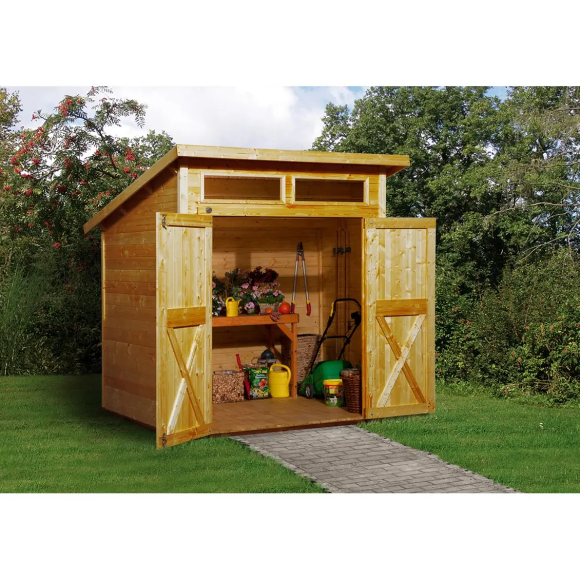 Weka Gartenhaus 325 A, ca. B200/H236/T241 cm