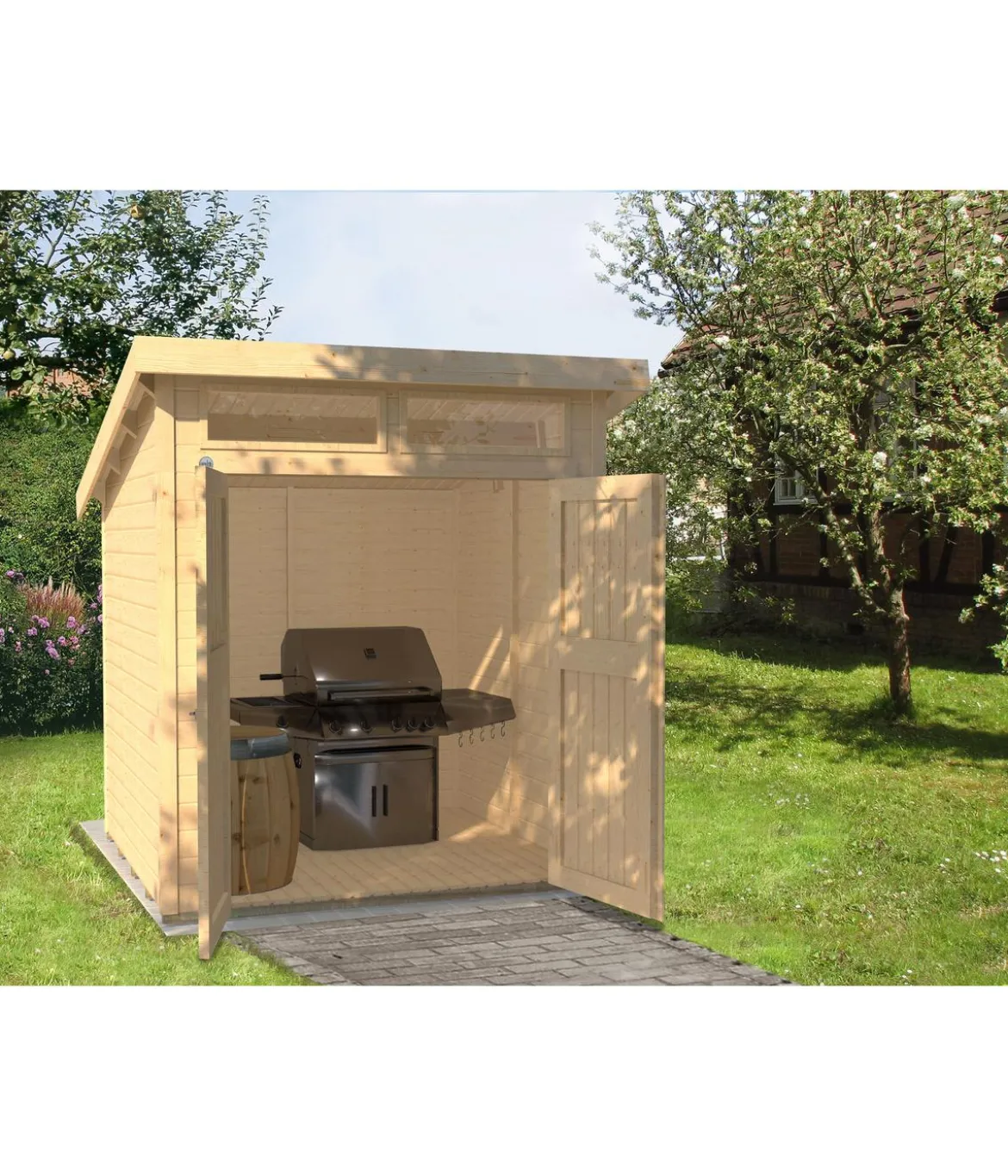 Weka Gartenhaus 325 A, ca. B200/H236/T241 cm