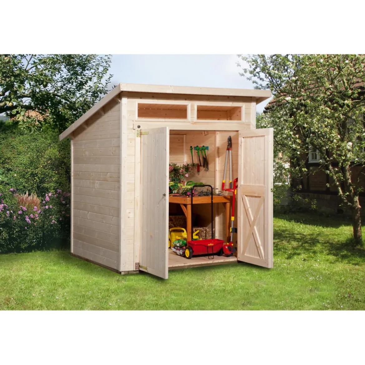 Weka Gartenhaus 325 A, ca. B200/H236/T241 cm