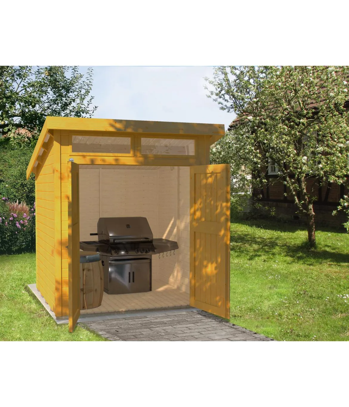 Weka Gartenhaus 325 A, ca. B200/H236/T241 cm
