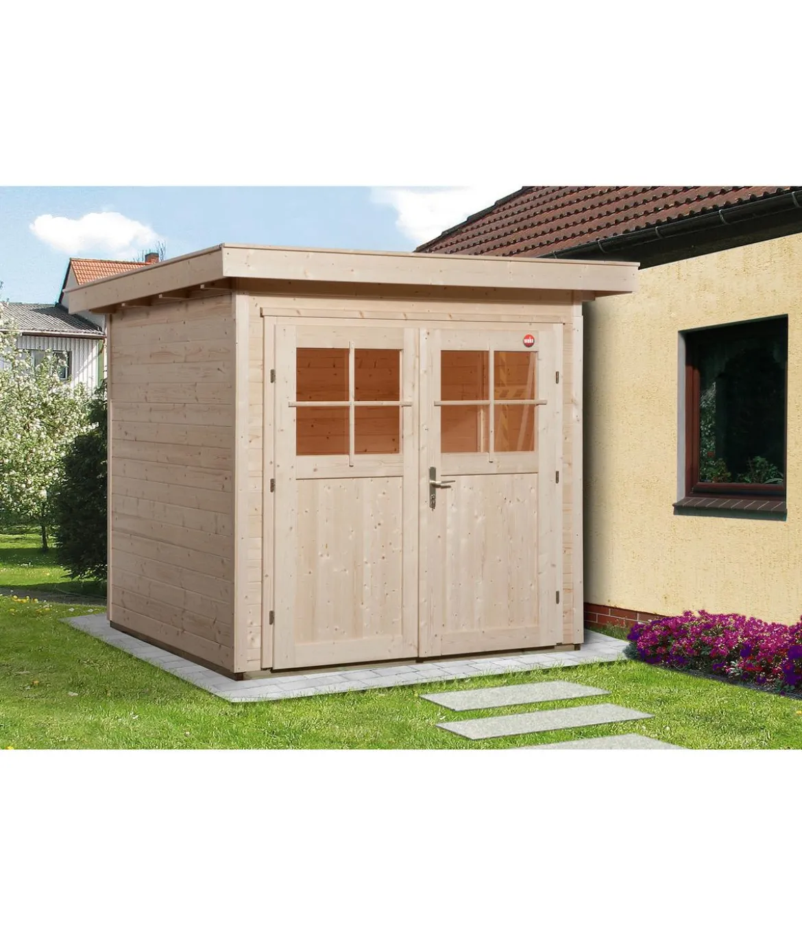 Weka Gartenhaus 227 Gr. 1, ca. B229/H217/T253 cm
