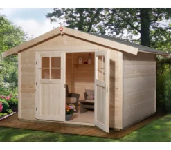 Weka Gartenhaus 122 Gr. 3, ca. B380/H253/T239 cm