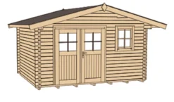 Weka Gartenhaus 109 Gr. 1, ca. B420/H266/T324 cm