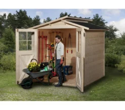 Weka Gartenhaus 323 Gr.1, ca. B225/H221/T171 cm
