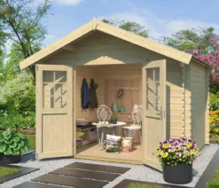 Weka Gartenhaus 209 Gr. 2,5, ca. B333/H261/T310 cm