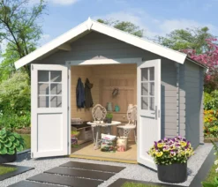Weka Gartenhaus 209 Gr. 2,5, ca. B333/H261/T310 cm