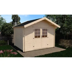 Weka Gartenhaus 209 Gr. 2,5, ca. B333/H261/T310 cm