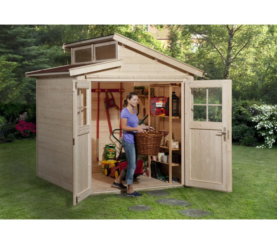 Weka Gartenhaus 226 Gr.1, ca. B237/H252/T231 cm