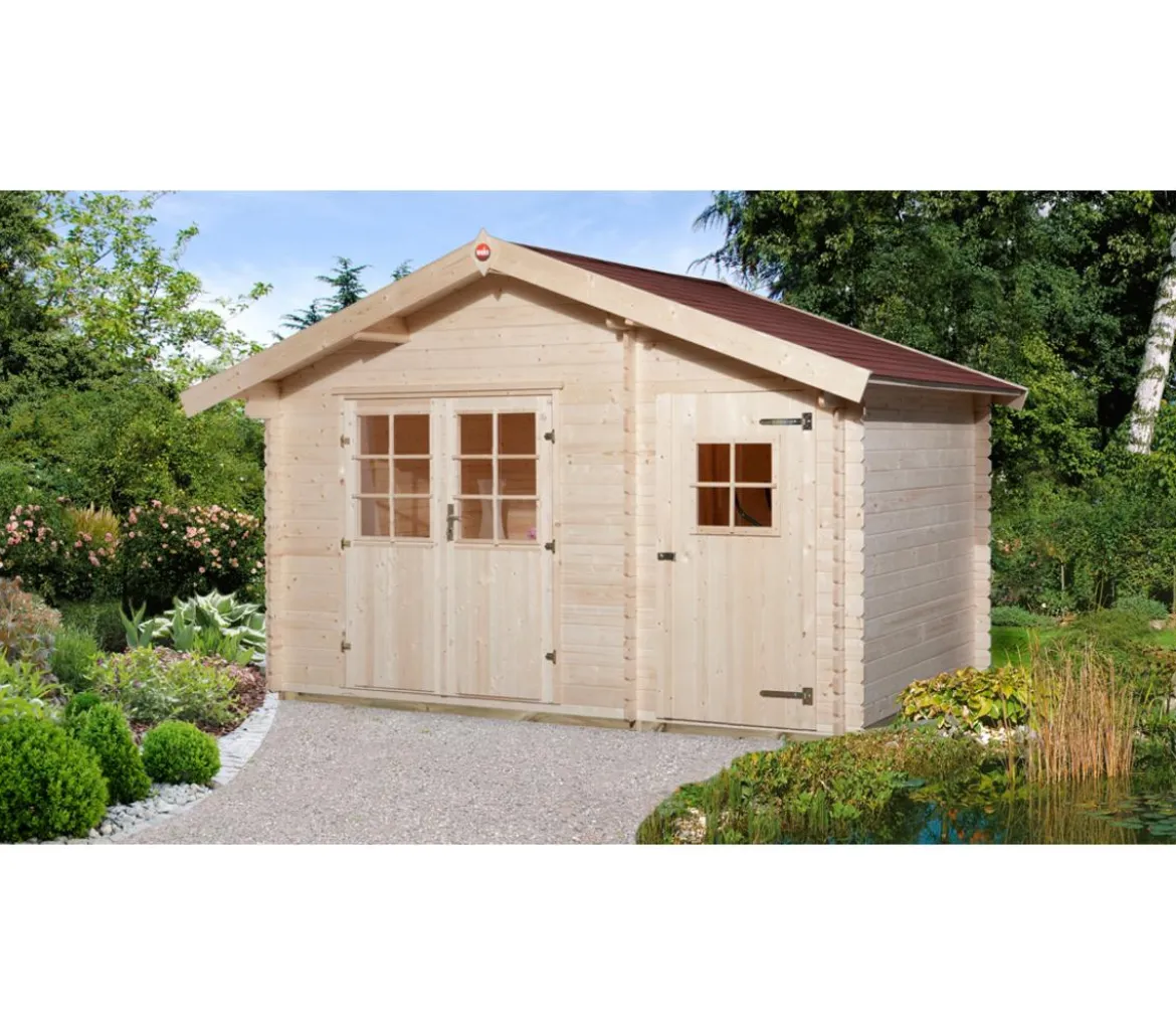 Weka Gartenhaus 253 Gr. 2, ca. B420/H270/T310 cm