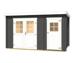 Weka Gartenhaus 254 Gr. 2, ca. B390/H222/T296 cm