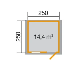 Weka Gartenhaus Premium 28