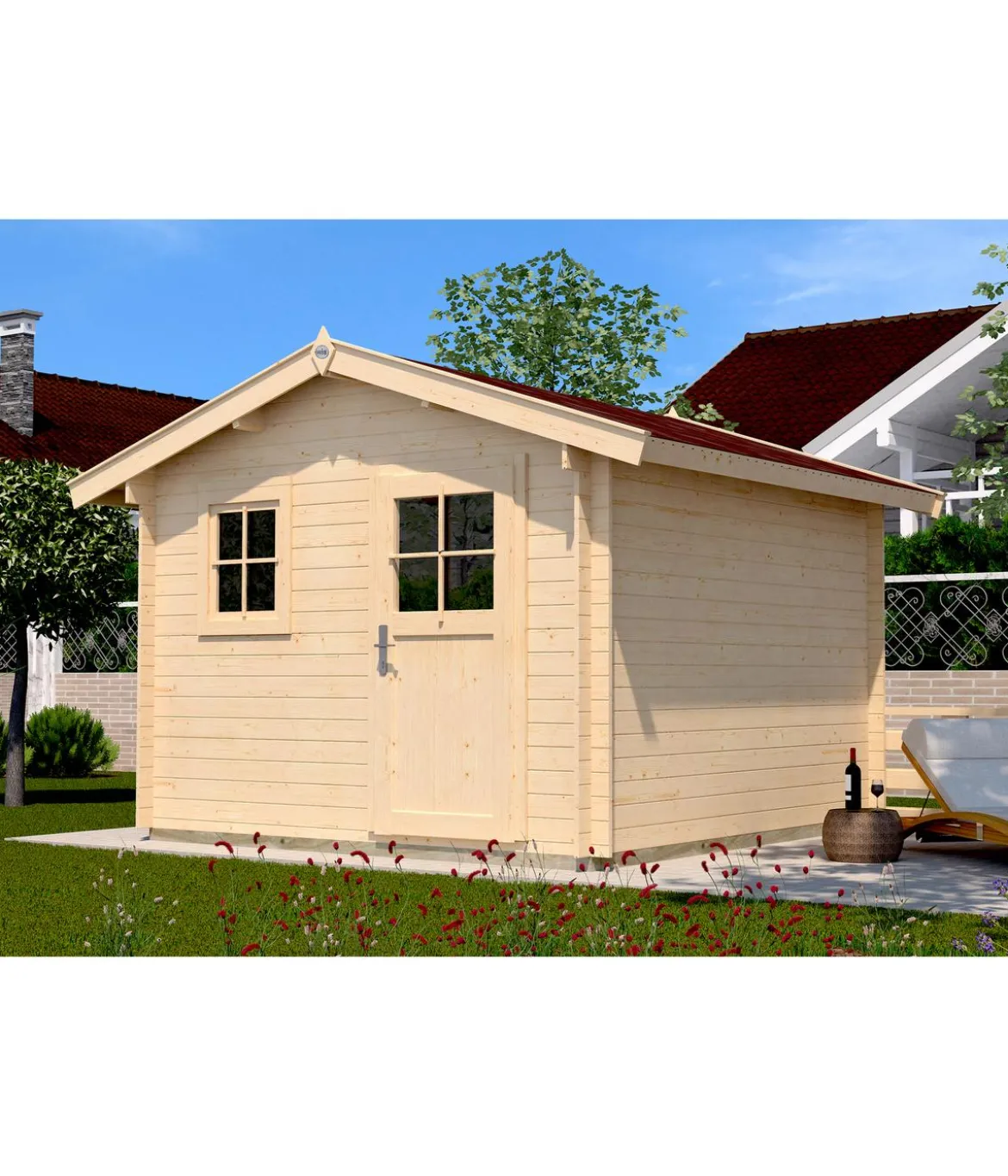 Weka Gartenhaus Premium 28 FT