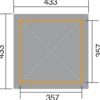 Weka Gartenoase 651 A Gr. 1, ca. B433/H314/T433 cm