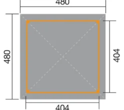 Weka Gartenoase 651 A Gr. 2, ca. B480/H314/T480 cm
