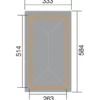Weka Gartenoase 651 B Gr. 1, ca. B584/H291/T333 cm