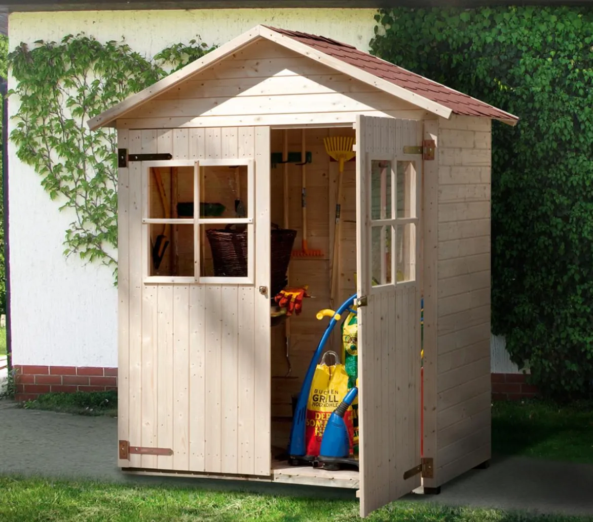 Weka Garten- und Terrassenschrank 357, ca. B185/H216/T105 cm